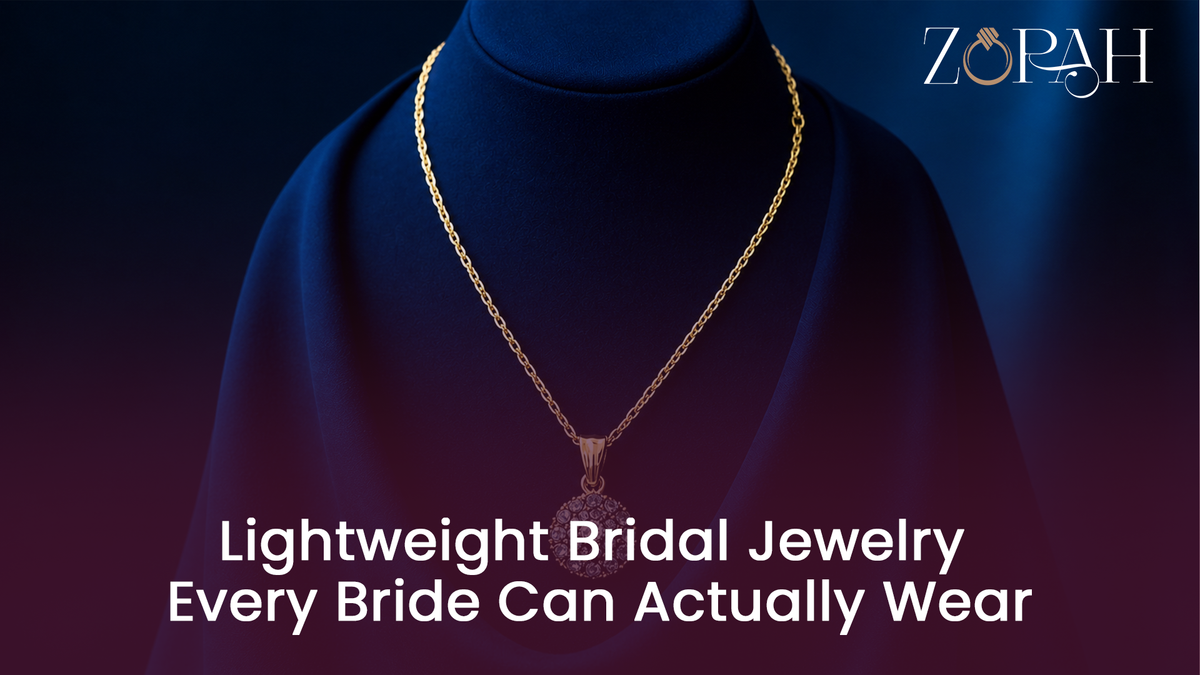 Lightweight Bridal Jewelry Every Bride Can Actually Wear