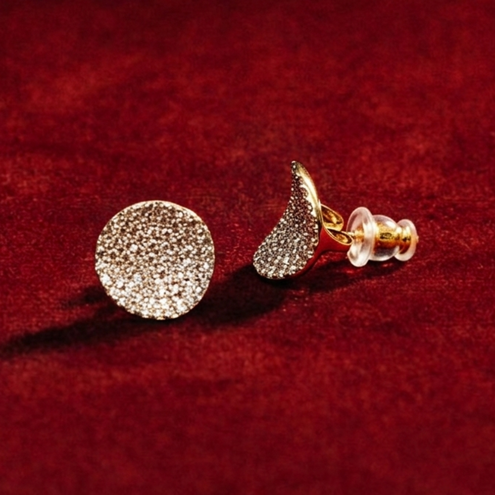 The Manhattan Curved Disc Earrings
