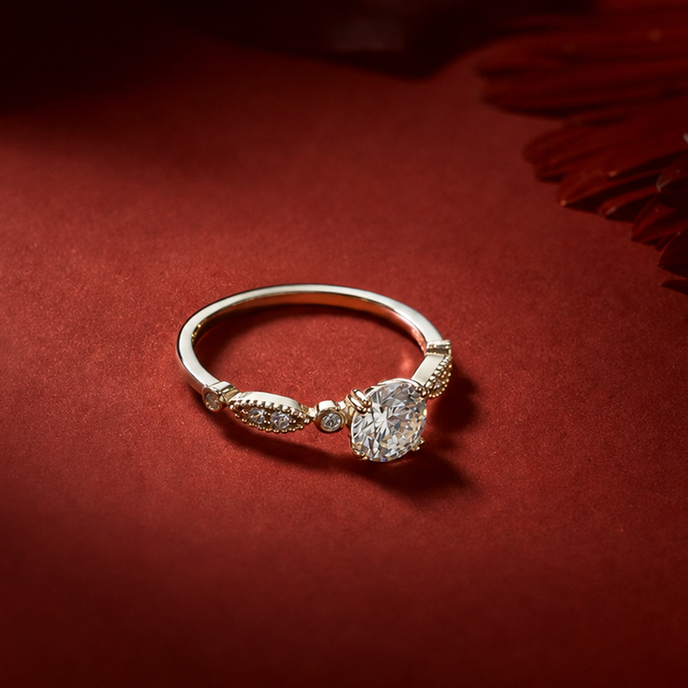 The Round Solitaire Ring