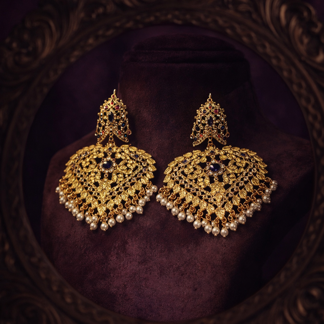 The Majestic Pearl-Drop Earrings