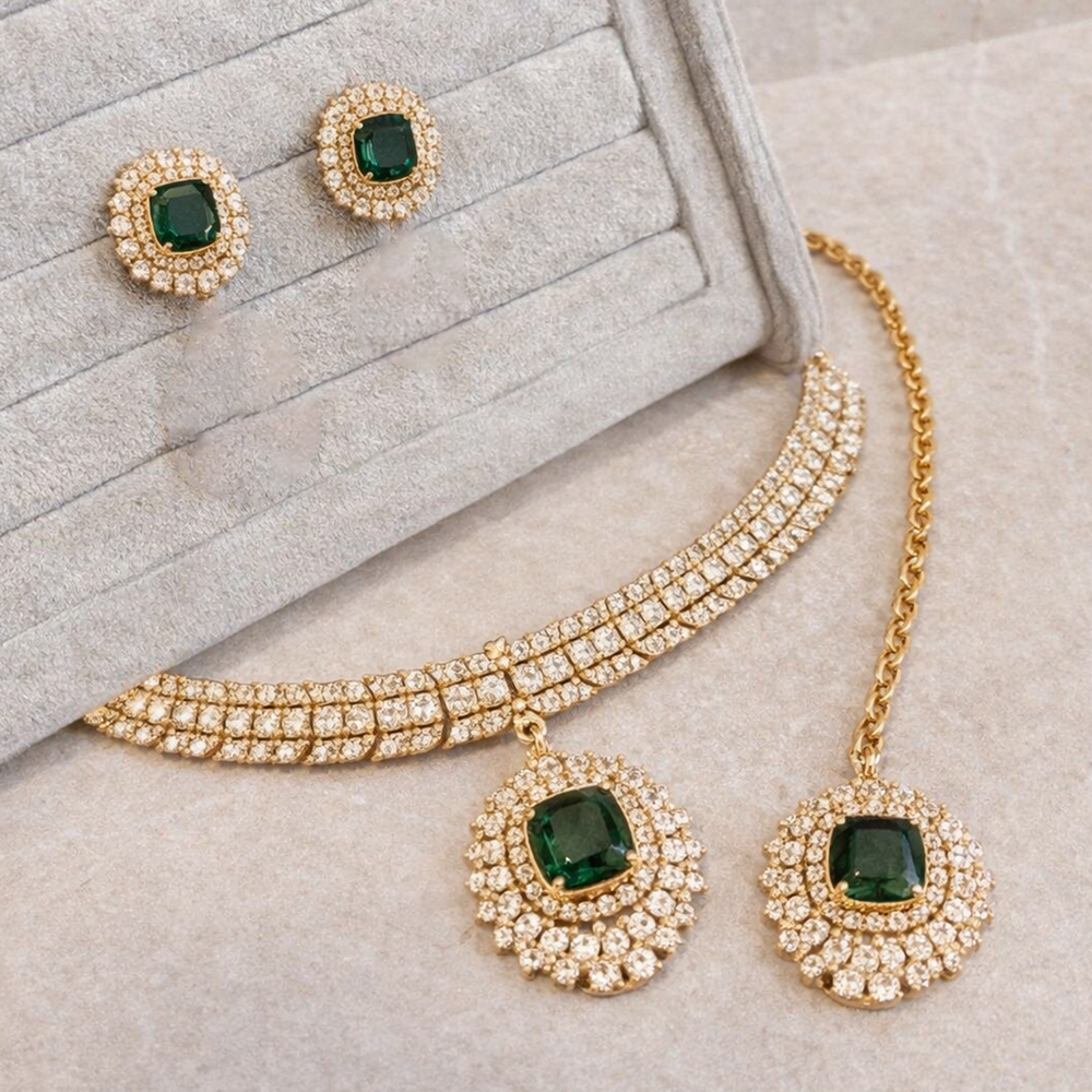 The Majestic Jade Halo Set