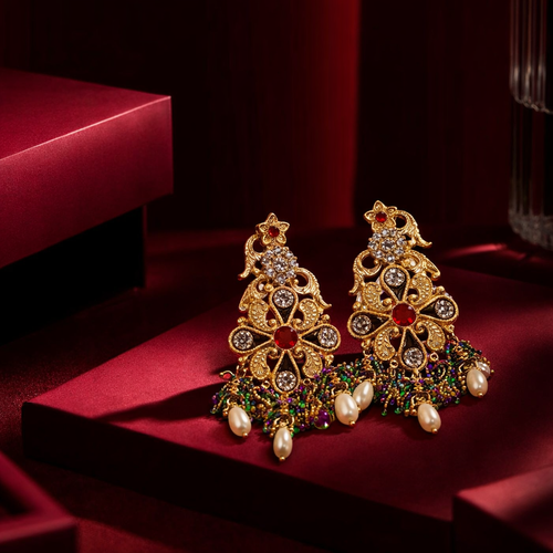 Noor-e-Gul Heirloom Earrings