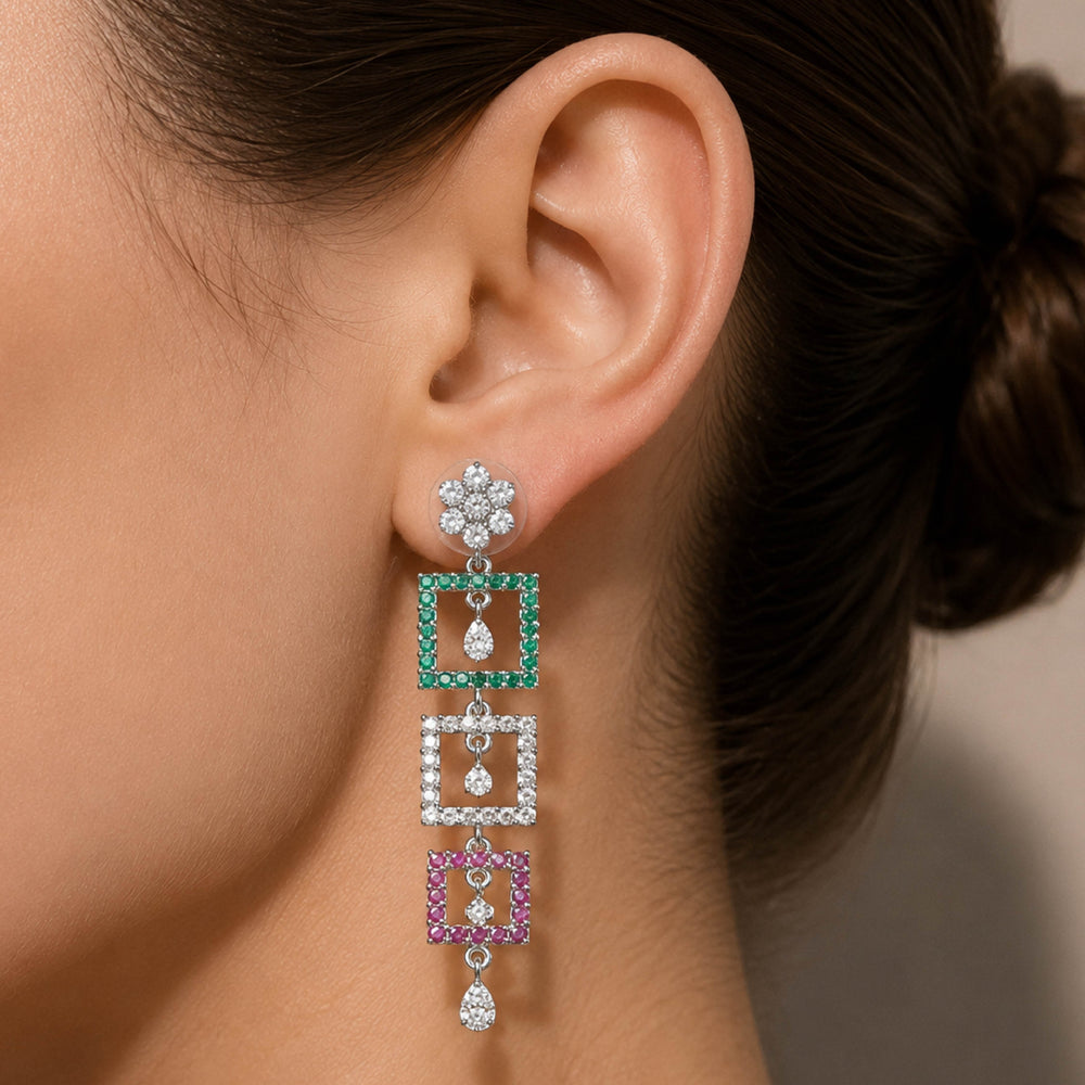 The Mosaic Cube Tiered Drops - Back