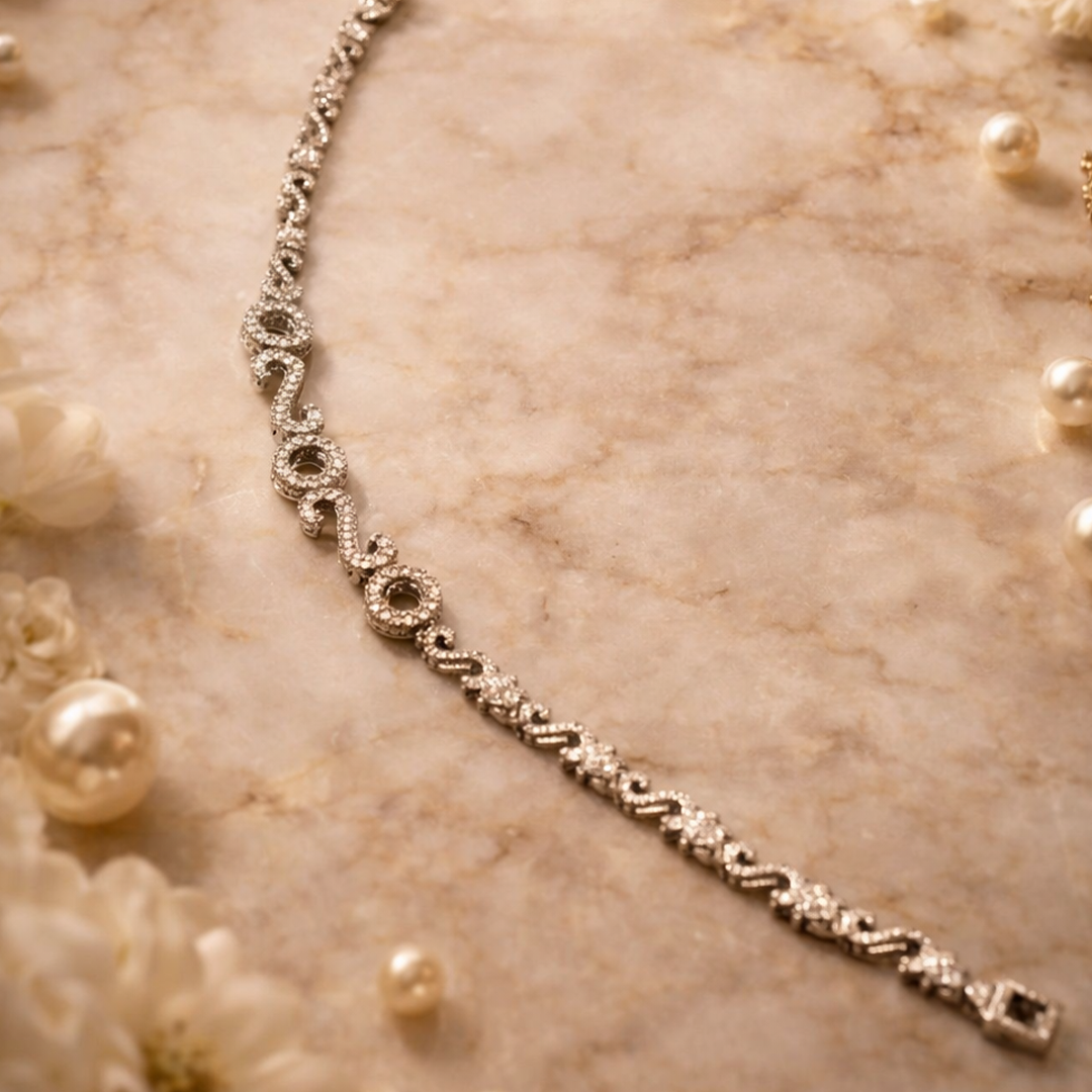 The Serpentine Shimmer Bracelet