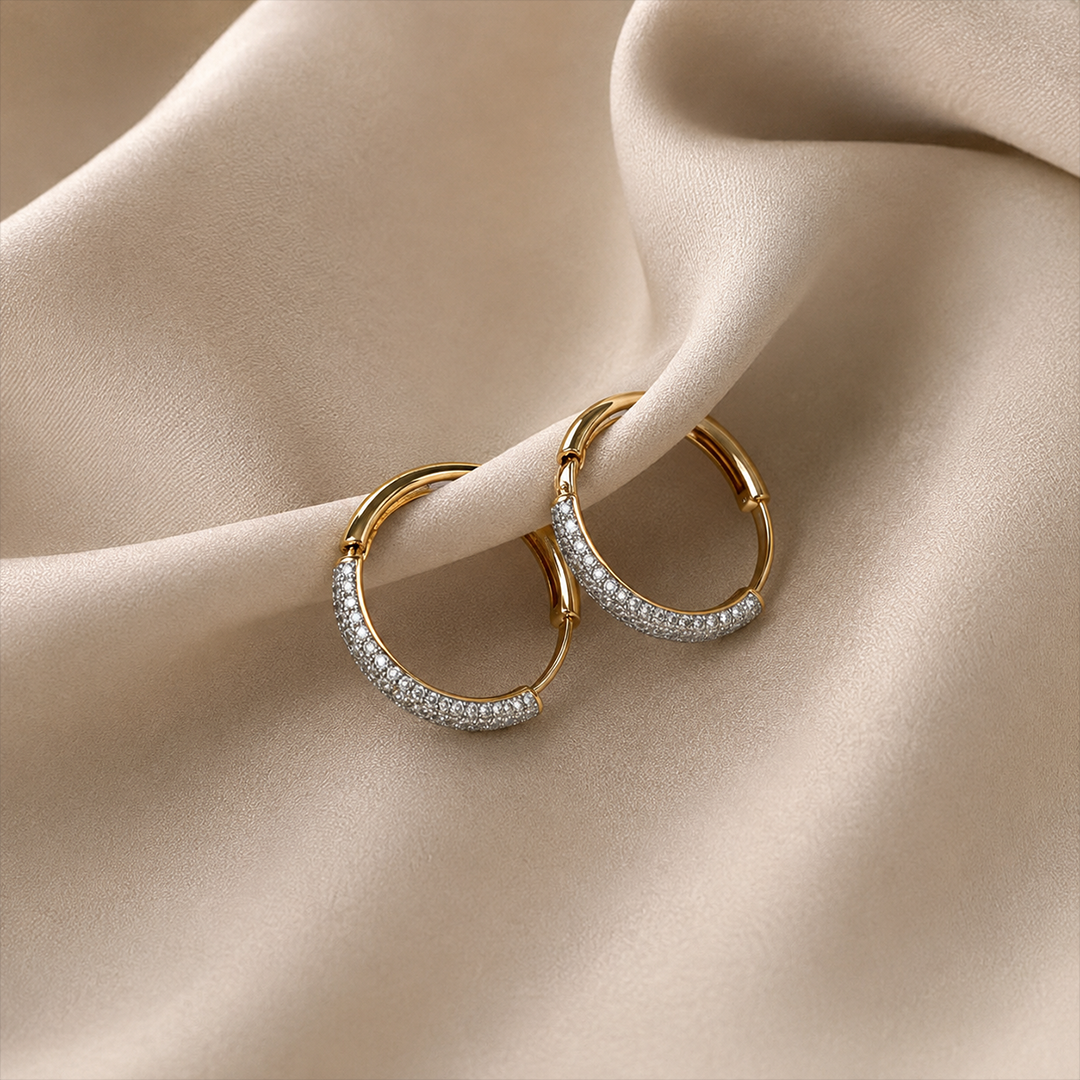 Clara Pavé Earrings