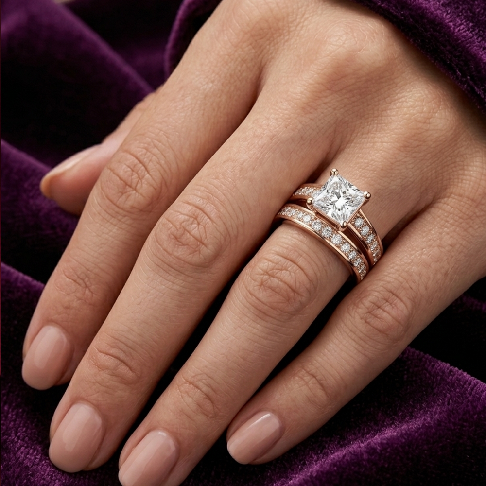Charlotte Stacked Ring - Back