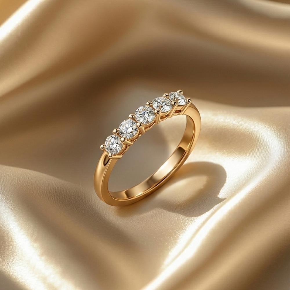 Zara Five-Stone Crystal Ring