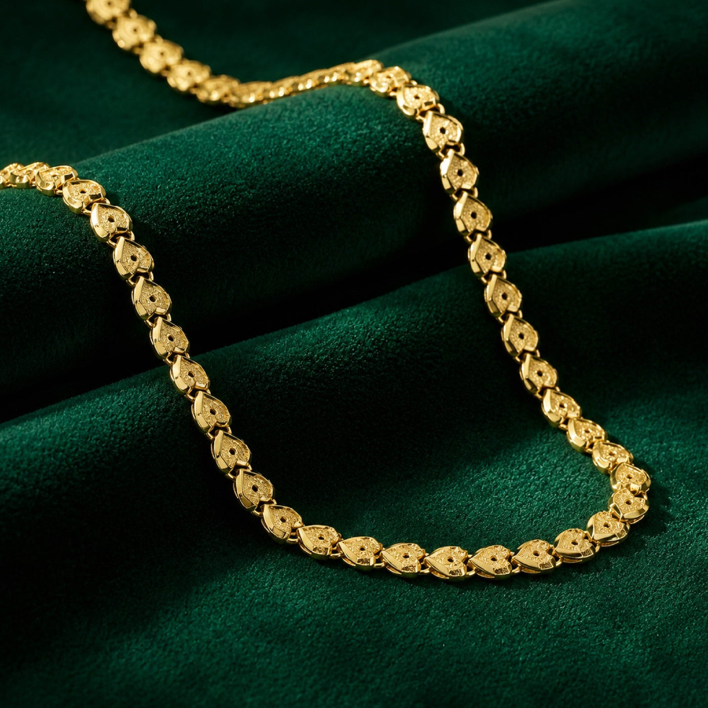 The Valentina Linked Heart Necklace