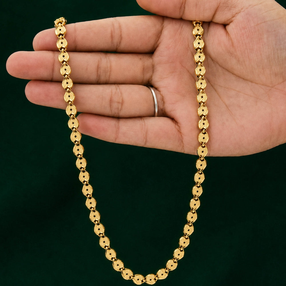 The Valentina Linked Heart Necklace - Back