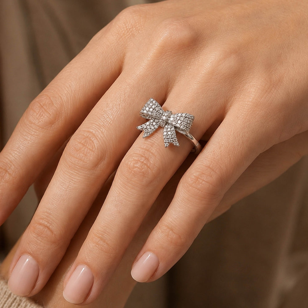 The Juliet Ribbon Ring - Back
