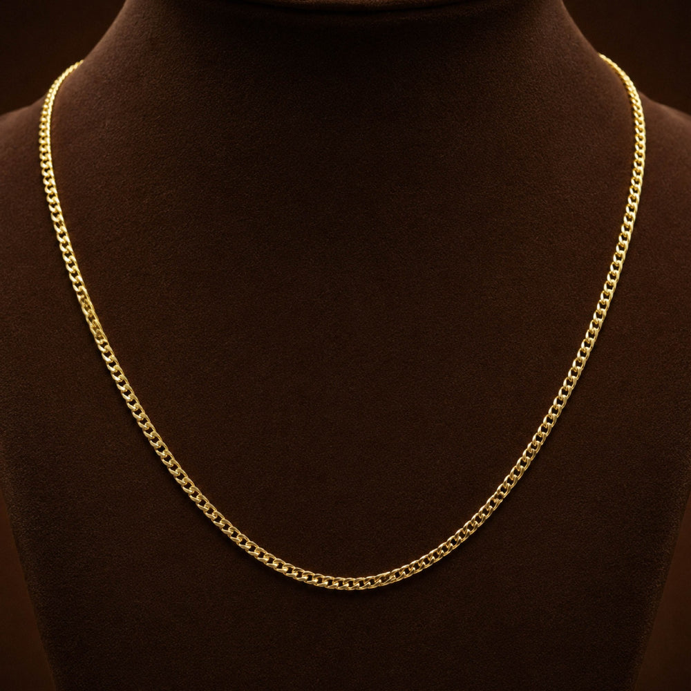 The Minimalist Gold Curb Chain – Minimalist Gold Chain