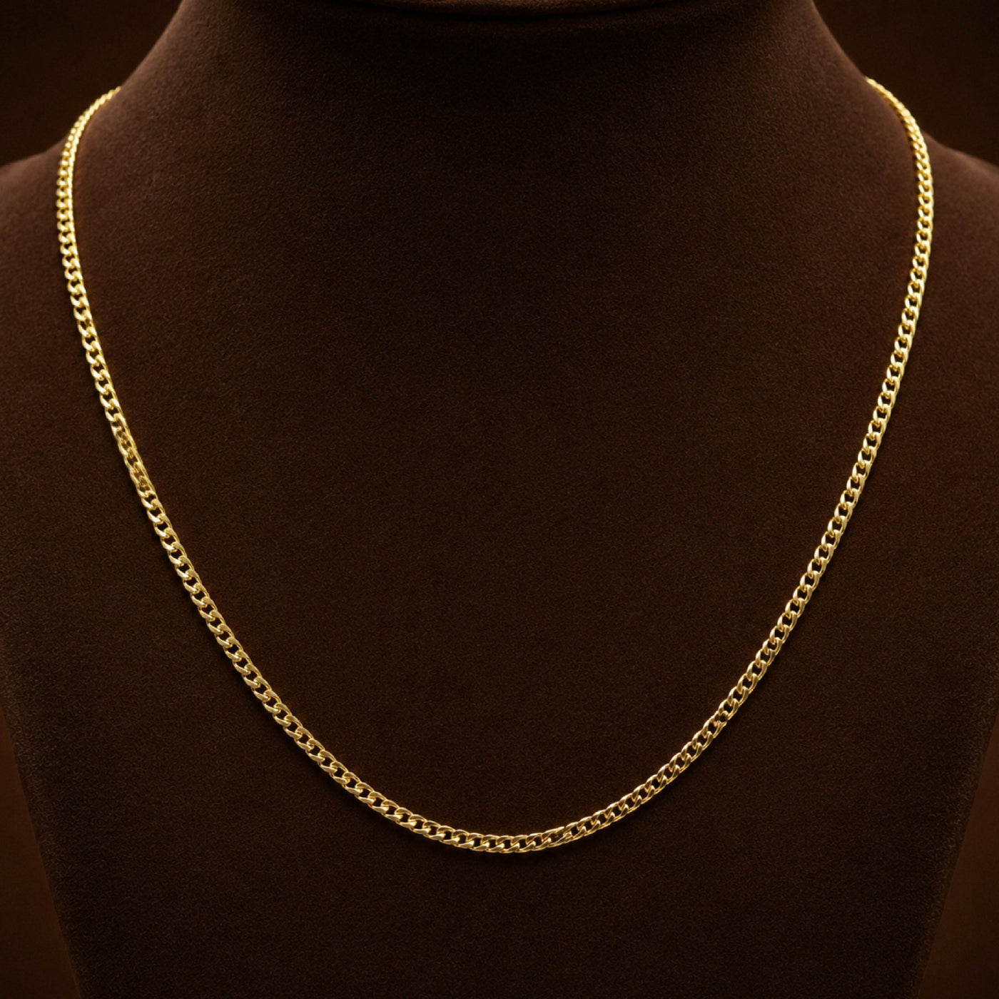 The Minimalist Gold Curb Chain – Minimalist Gold Chain