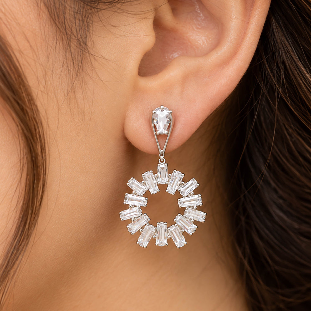 Radiance Drop Earrings - Back