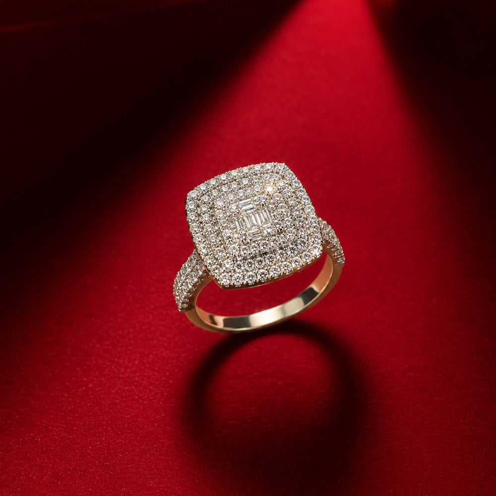Empress Ring – Statement Cushion Ring for Women