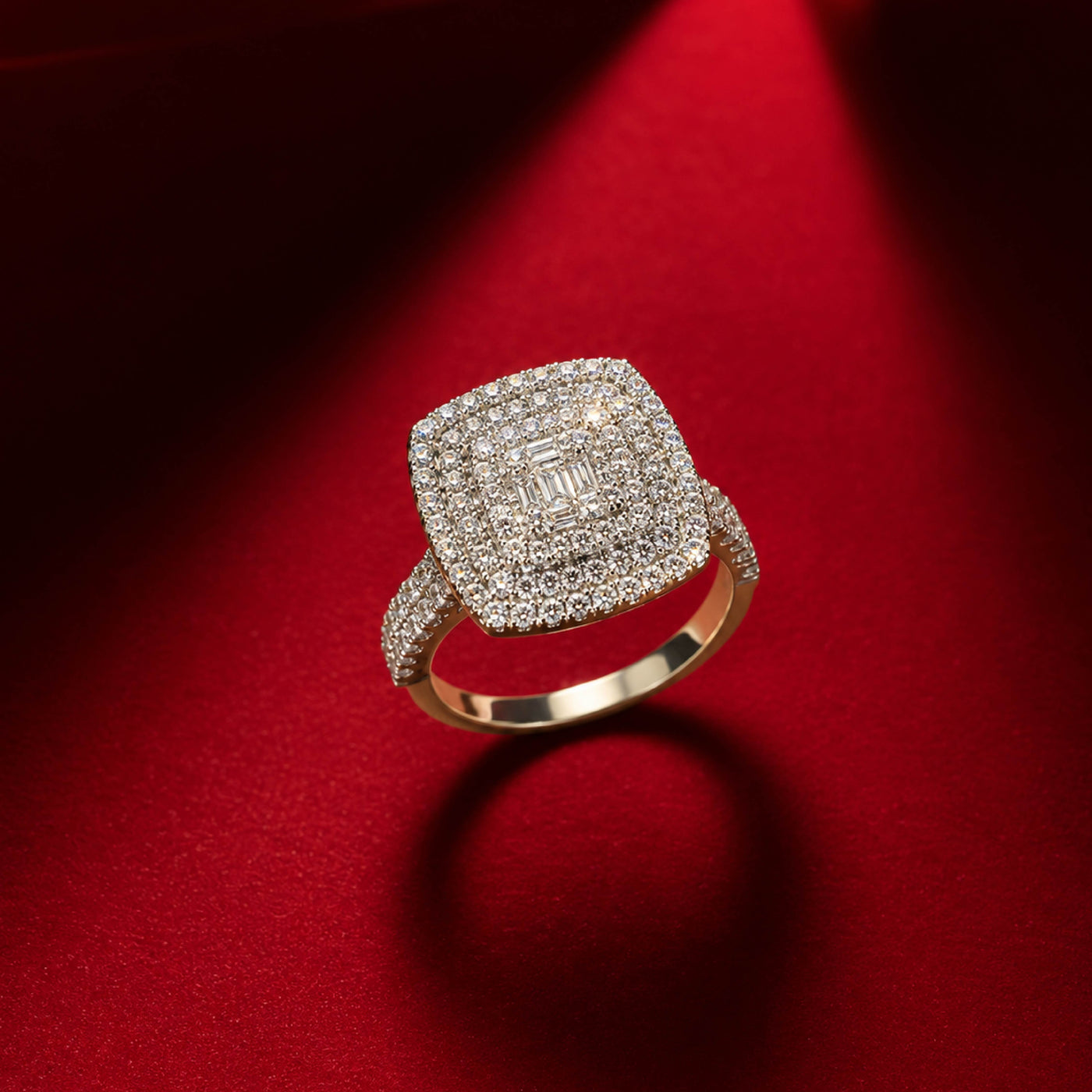 Empress Ring – Statement Cushion Ring for Women