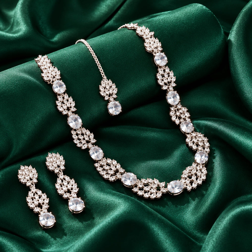 Stellar Dew Bridal Necklace Set