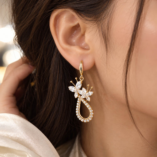 Botanical Flora Drop Earrings